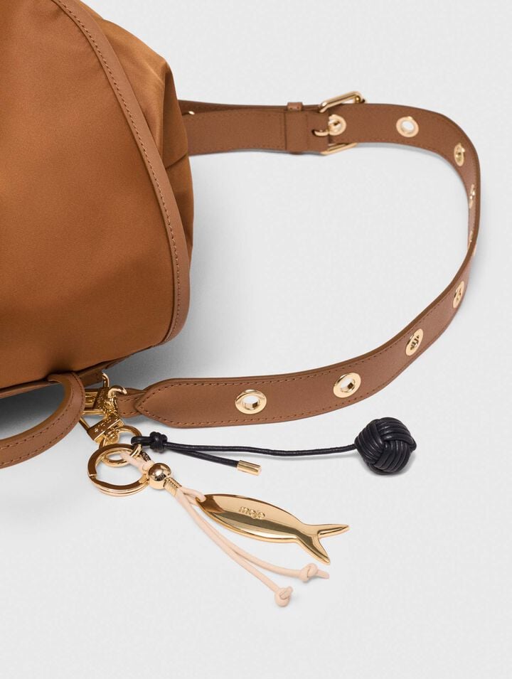 Rucksack aus Leder und Nylon