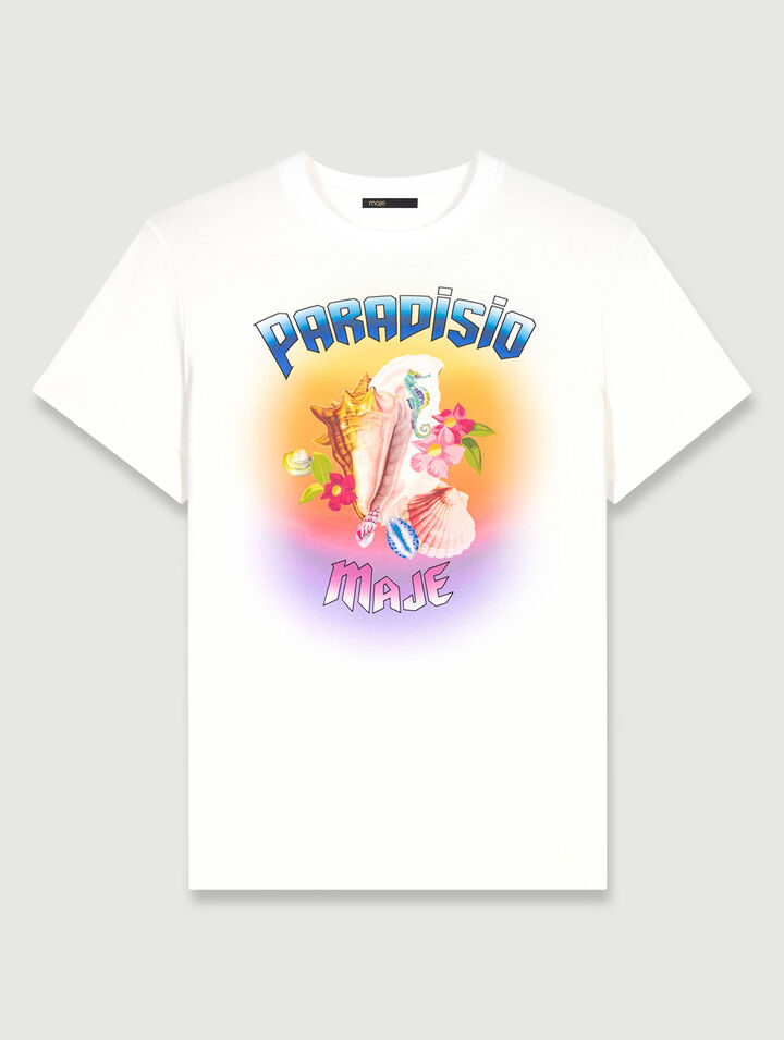 T-Shirt mit Paradisio-Aufdruck