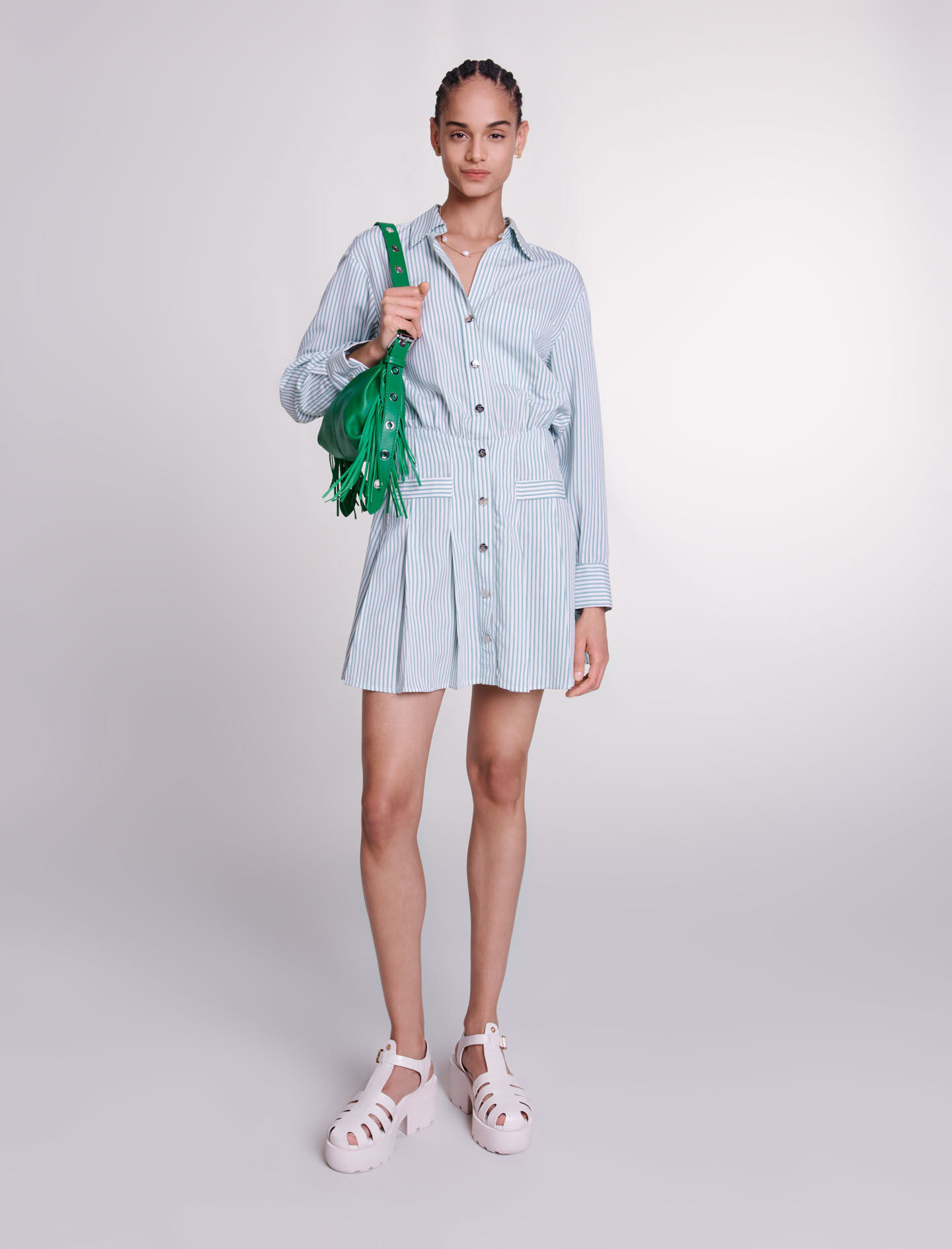 Maje hemdblusenkleid clearance
