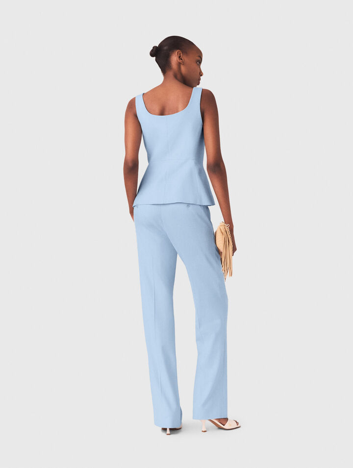 Anzughose mit Falten