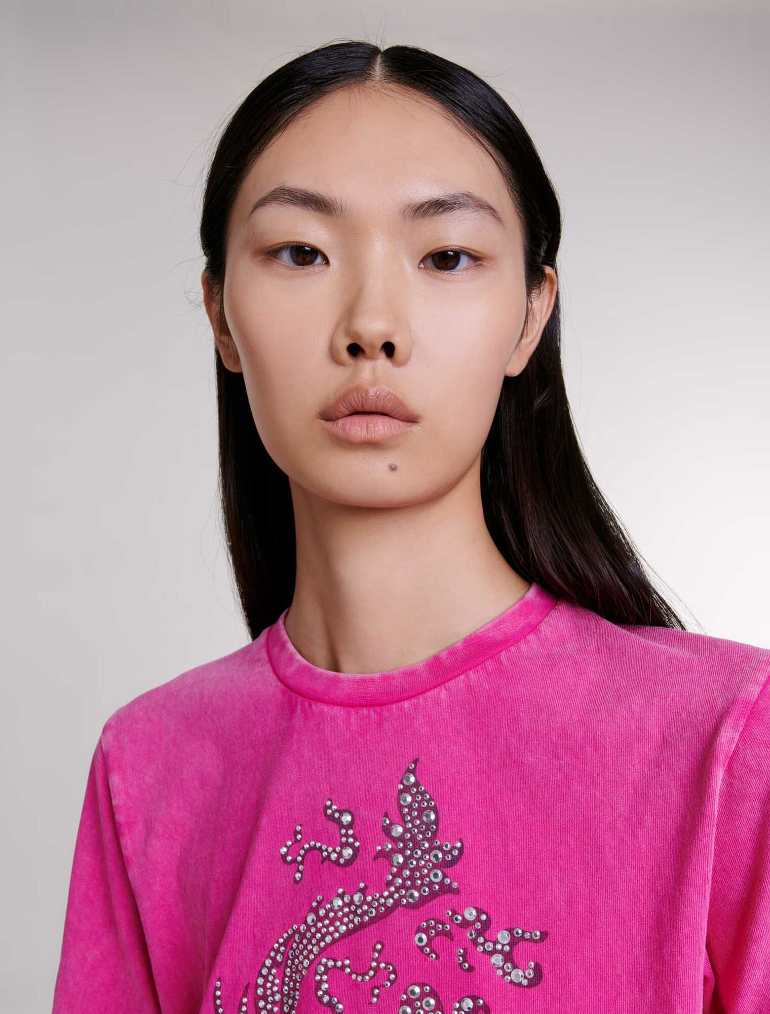 T-Shirt mit Strass