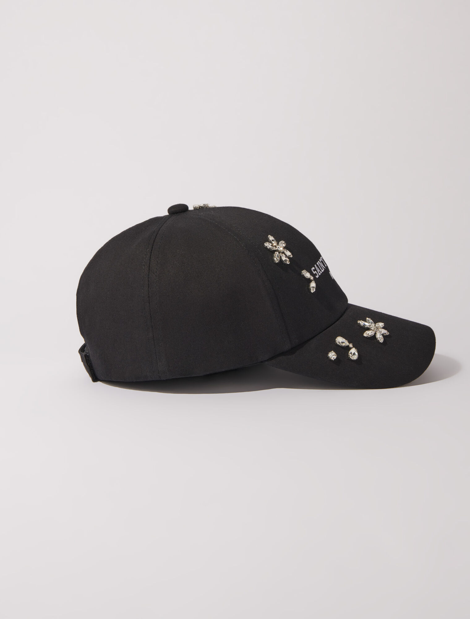 Cap aus Baumwolle mit Strass
