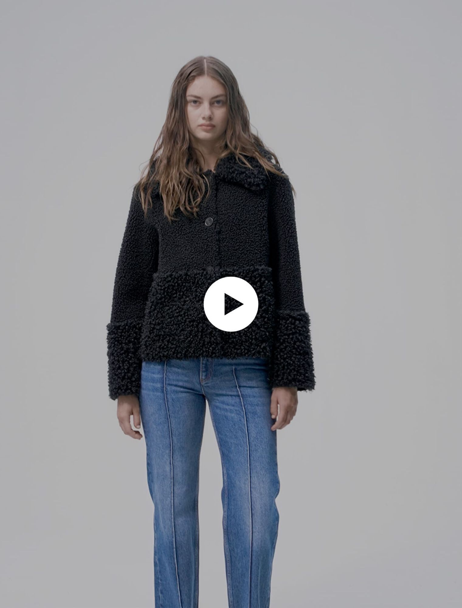 Boucléjacke 