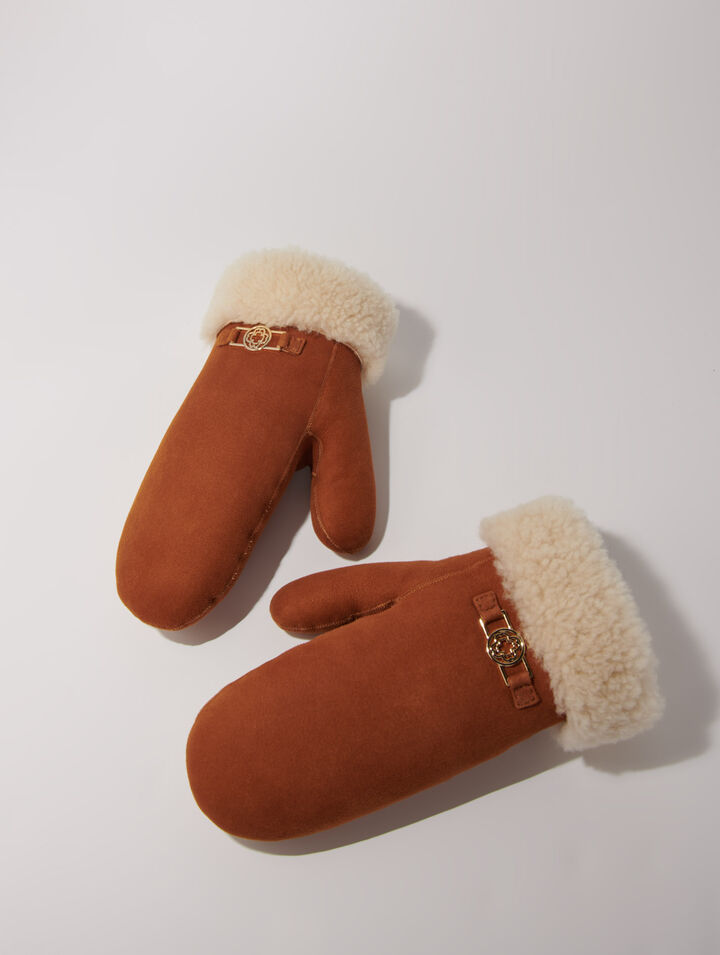 Fausthandschuhe aus Lammfell