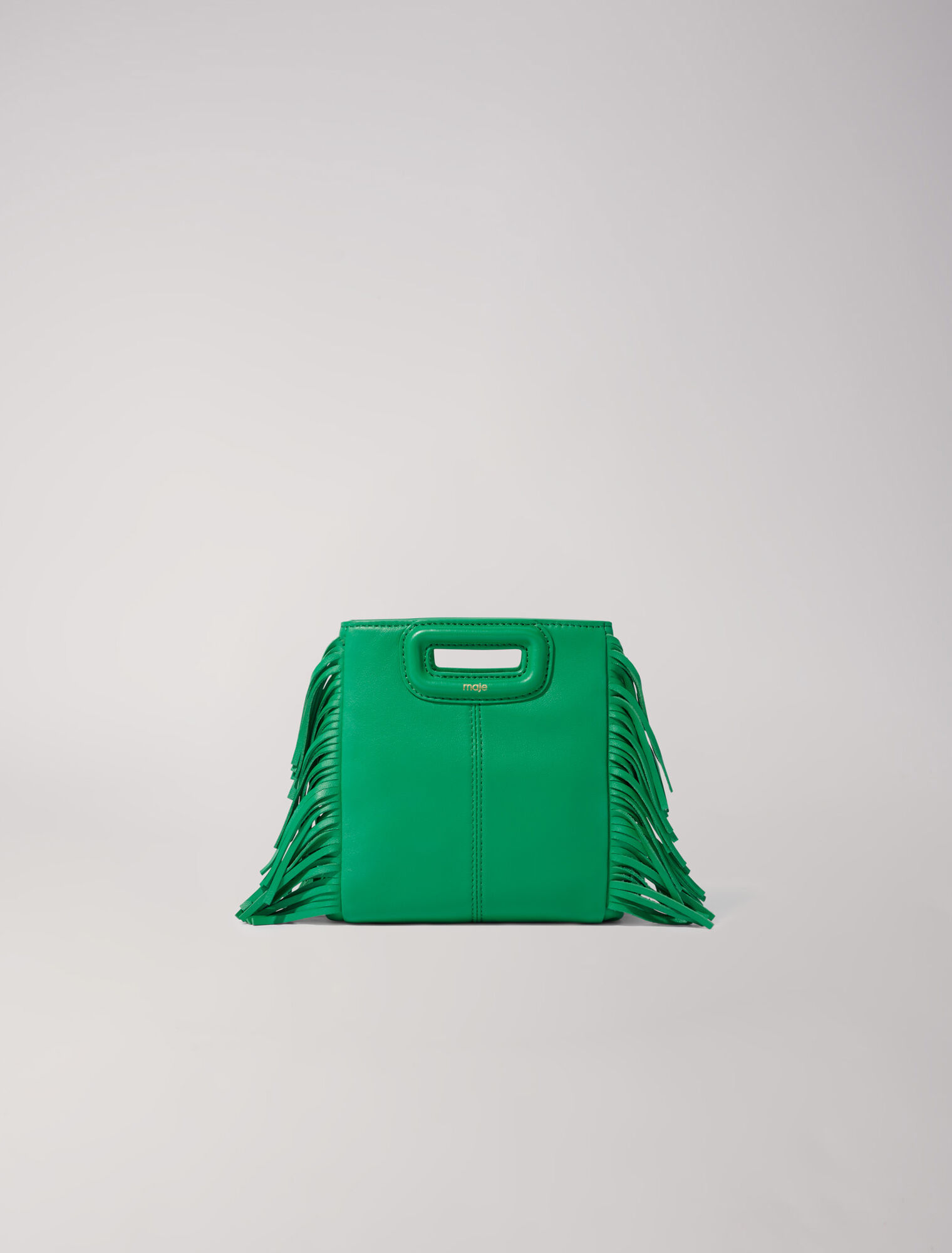 Lederhandtasche mit Kette