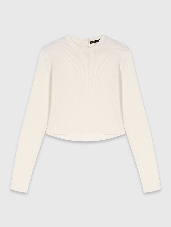 Pullover mit Schmuckkn&ouml;pfen