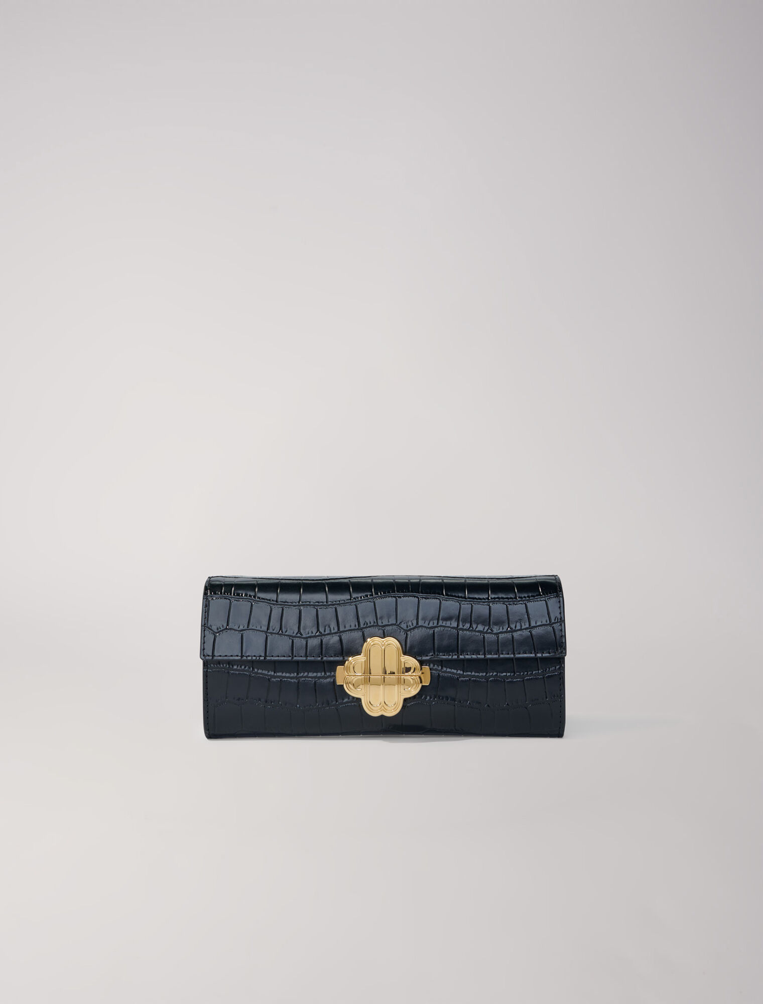 Ledertasche mit Krokoprägung
