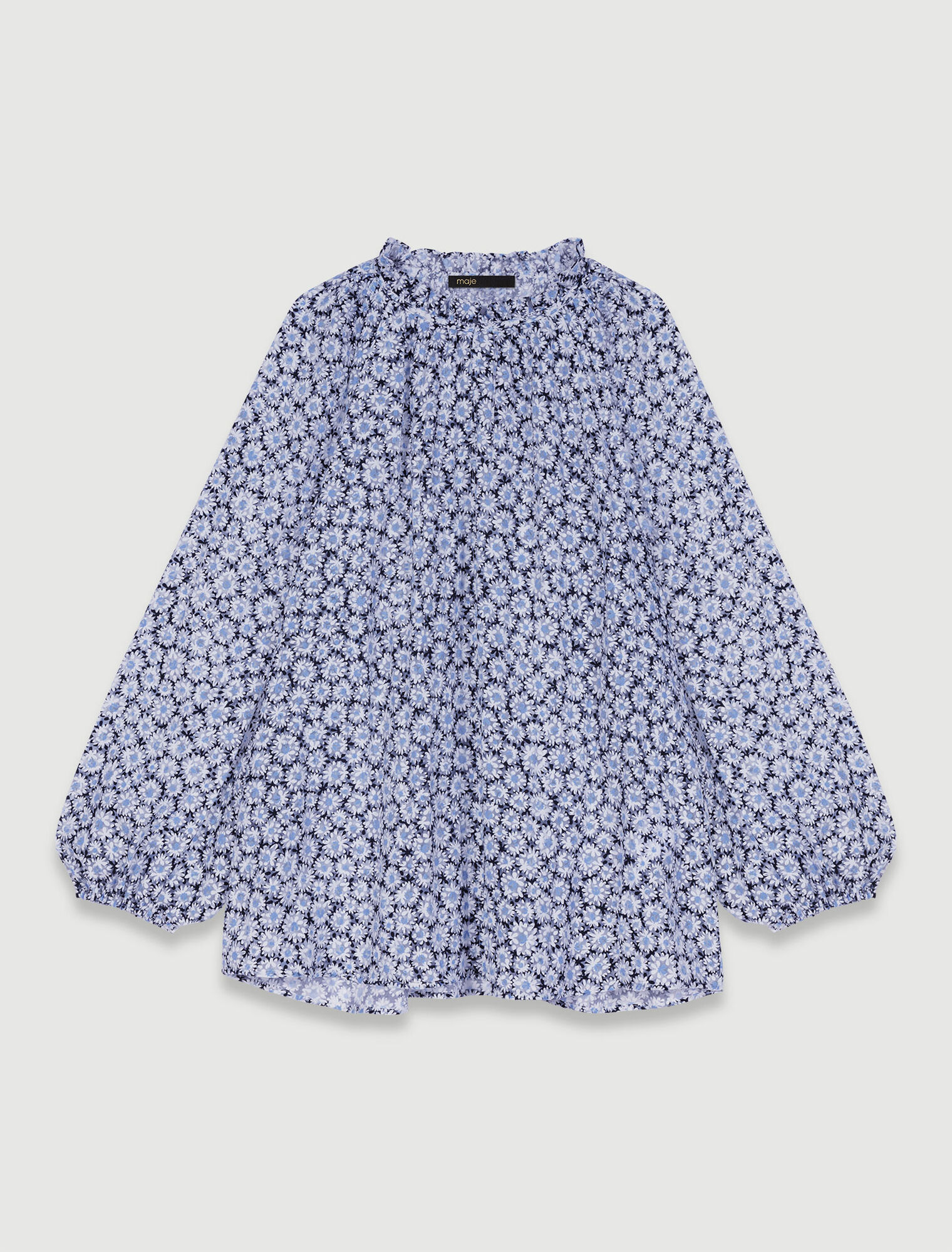 Bluse mit Blumen-Print