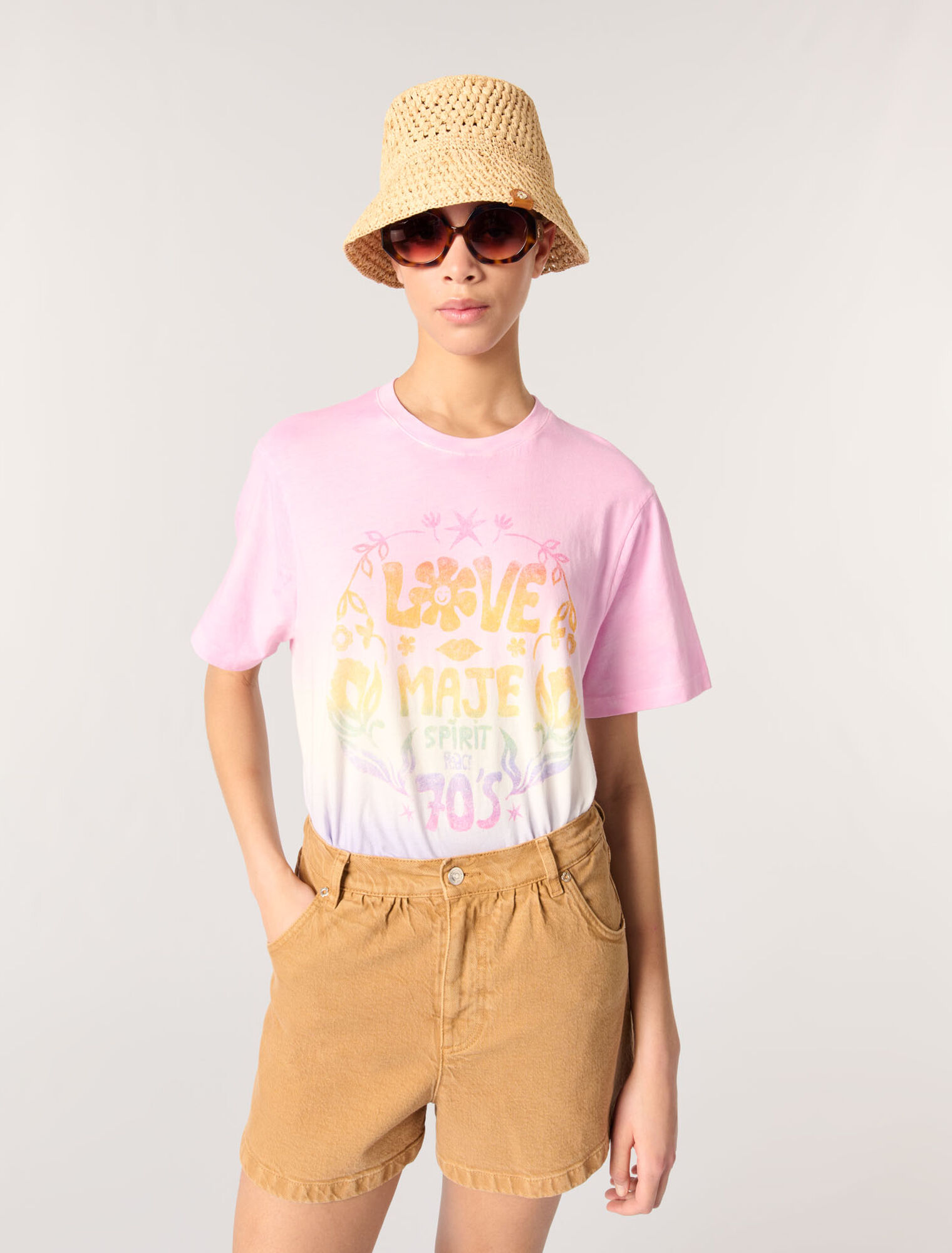 T-Shirt mit Druckmuster