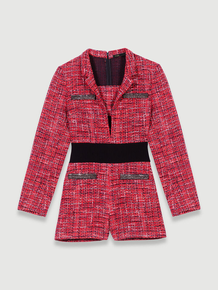 Mono-Shorts aus Tweed