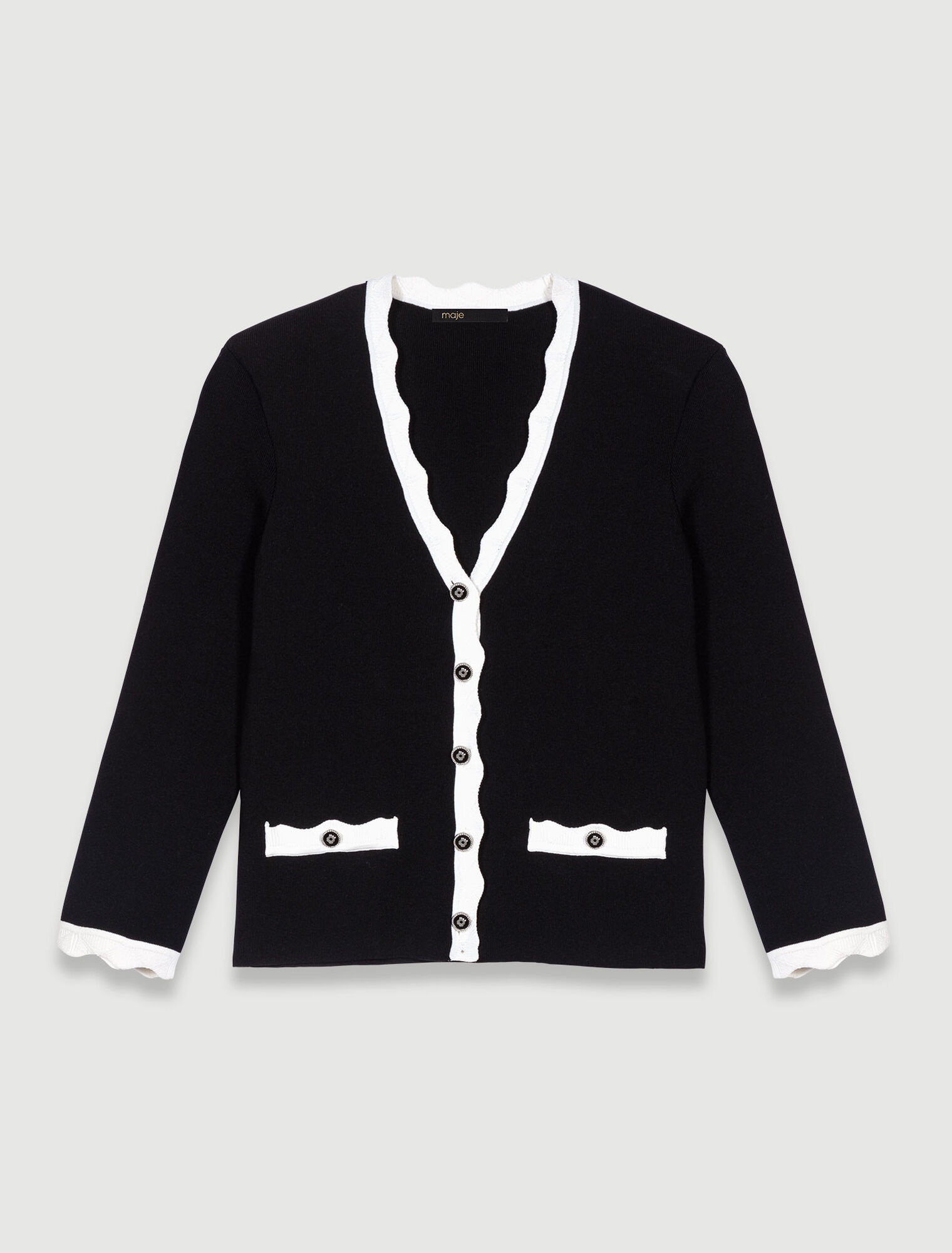 Zweifarbige Cardigan