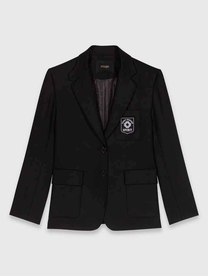 Bestickter Blazer