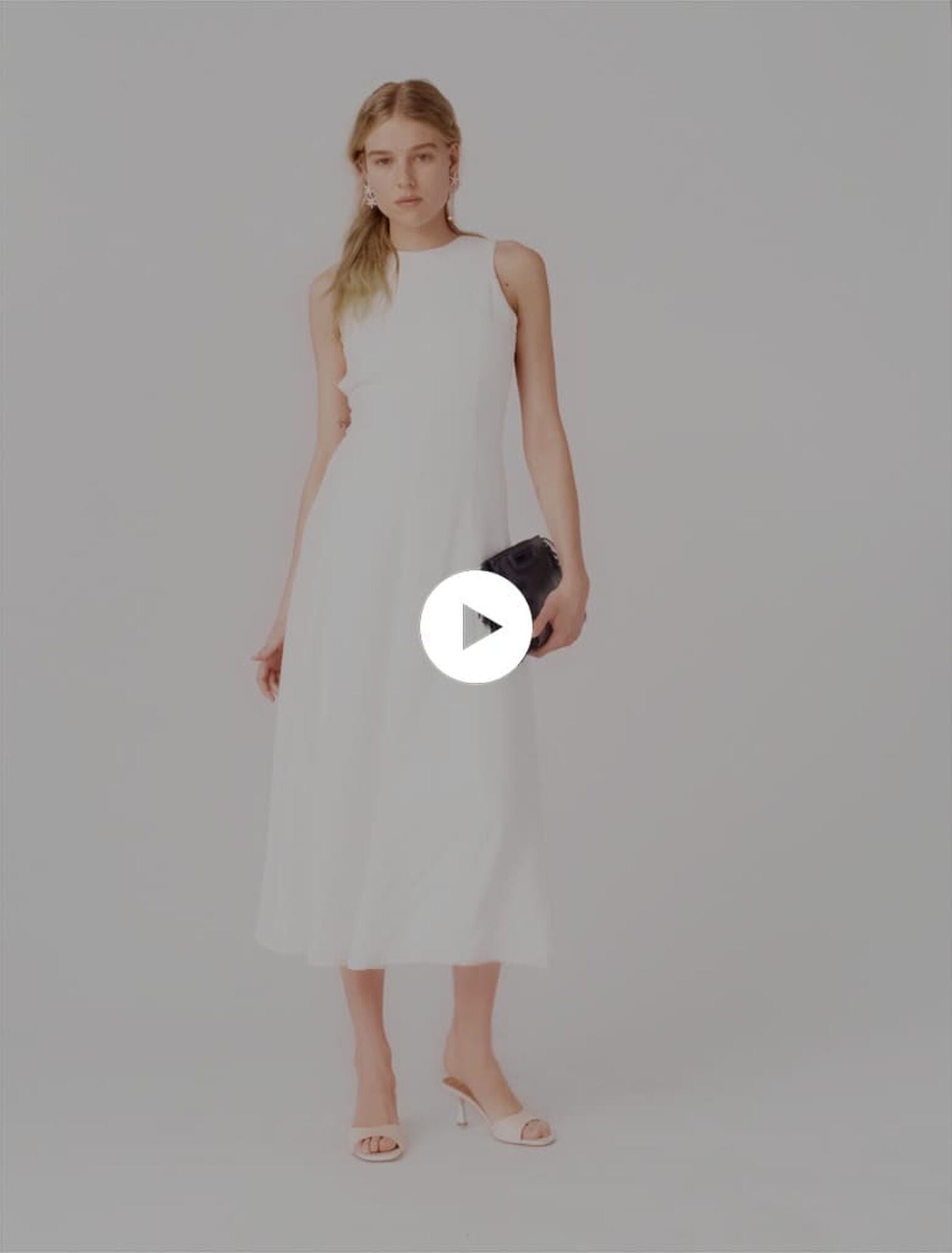 R&uuml;ckenfreies Midikleid