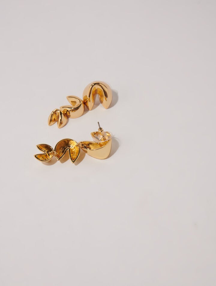 Glückskekse als Ohrringe