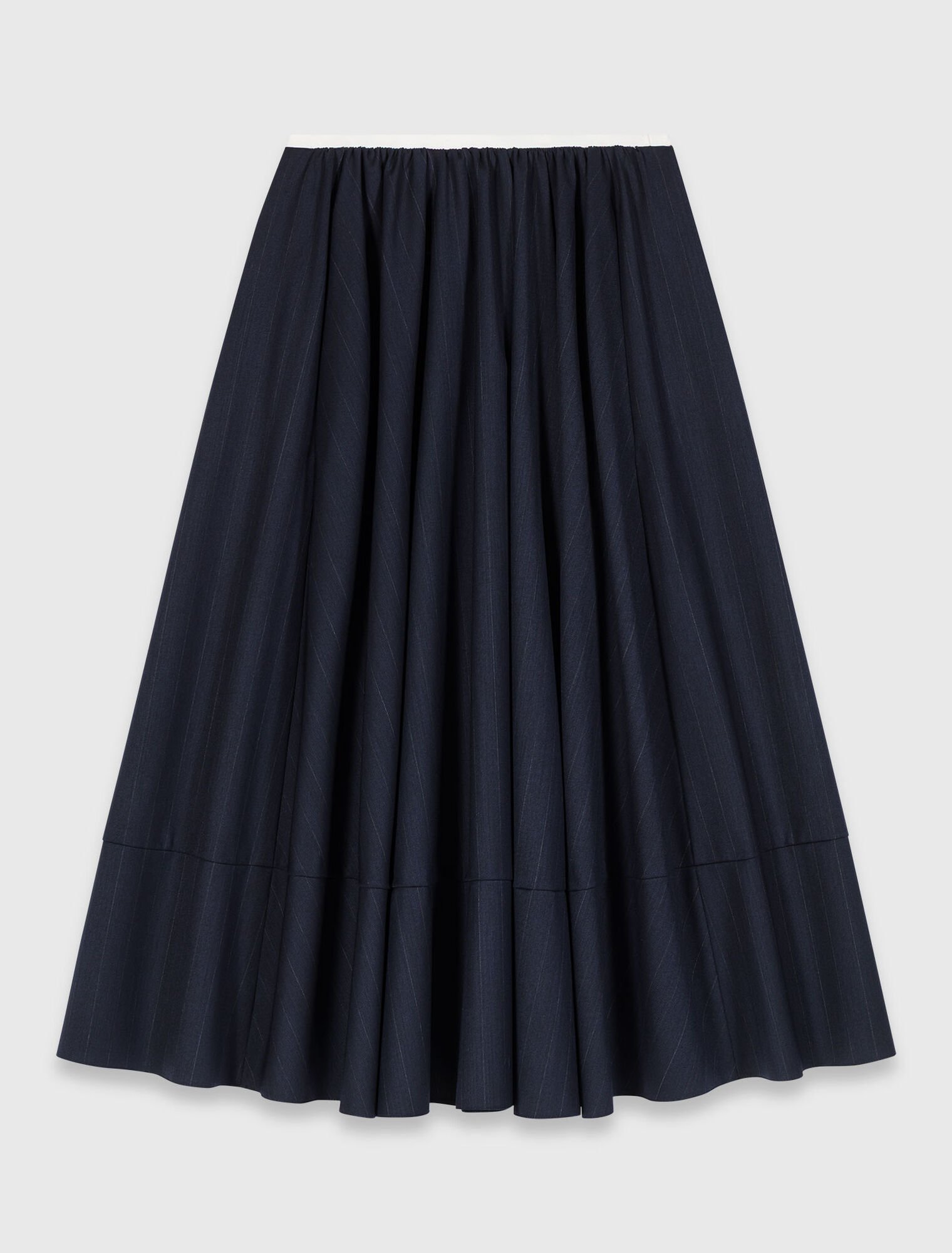 Midilanger Kost&uuml;mrock mit Streifen