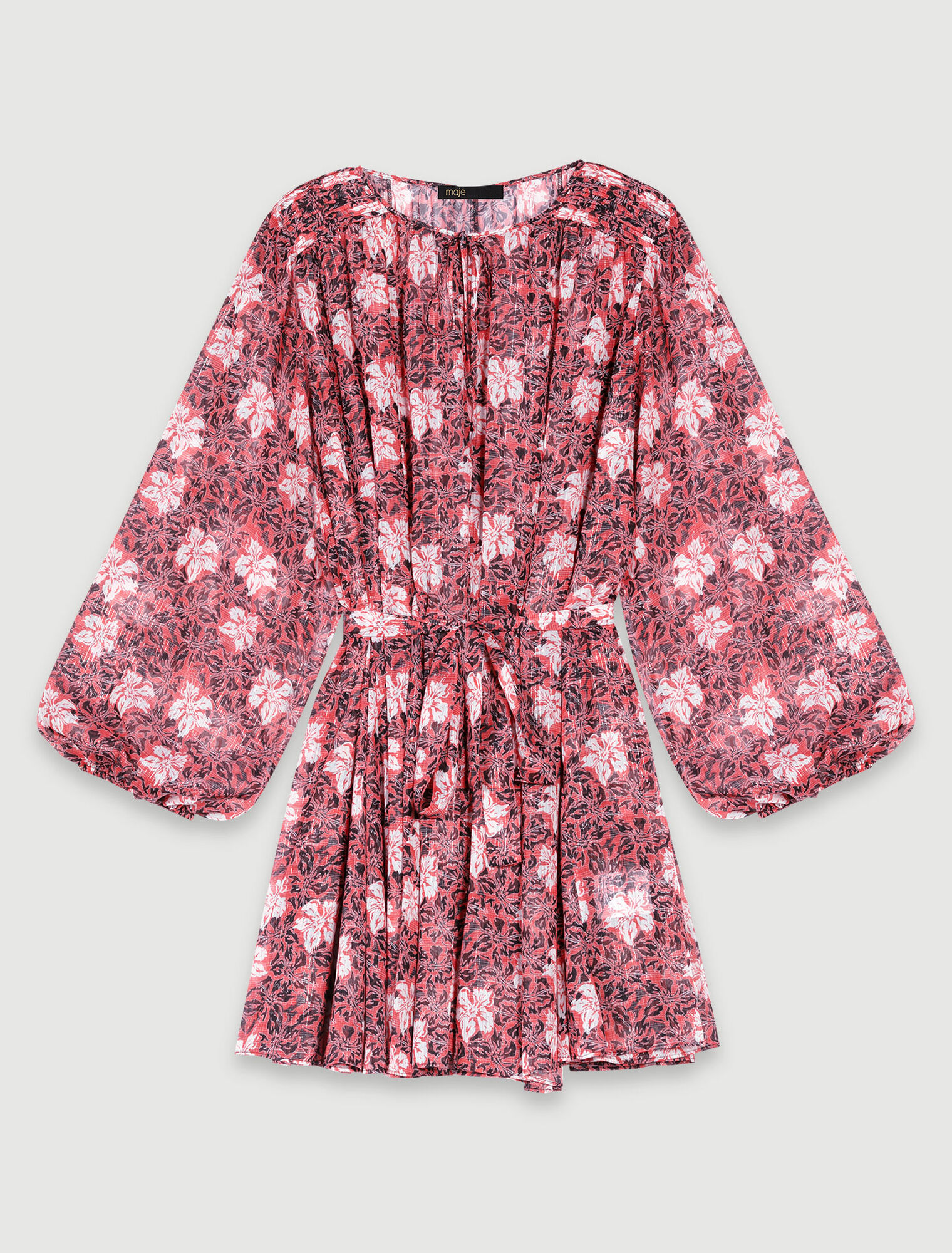 Kurzes Blumenkleid