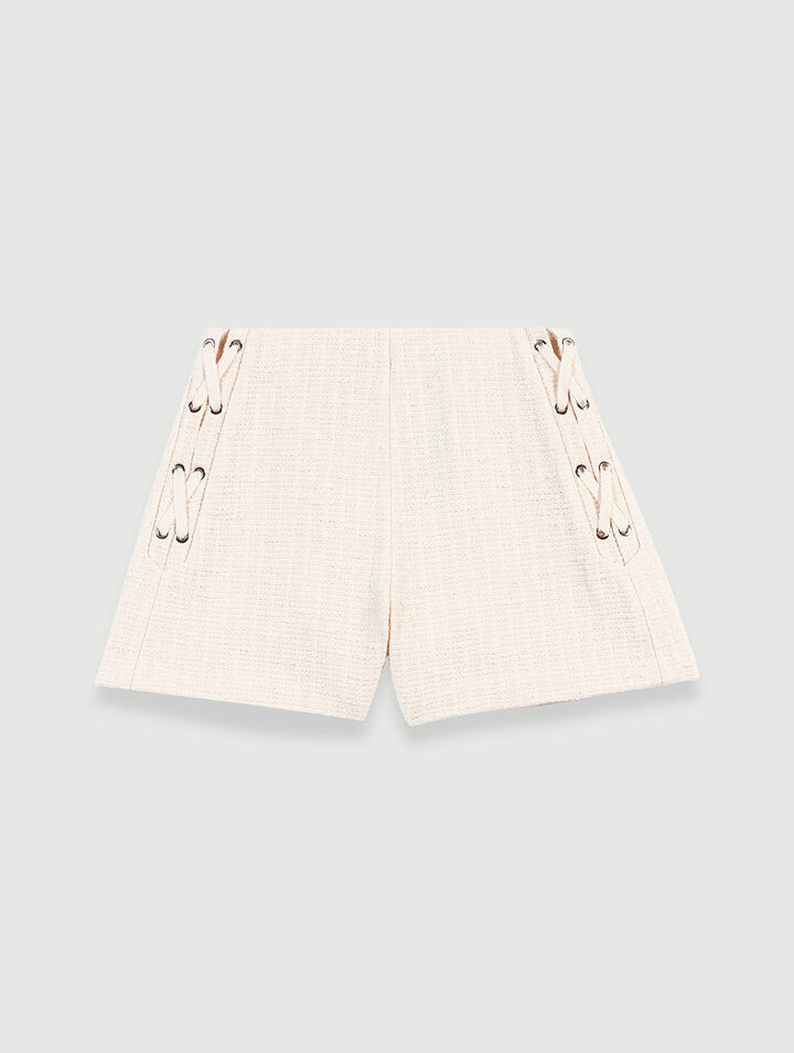 Ausgestellte Tweed-Short