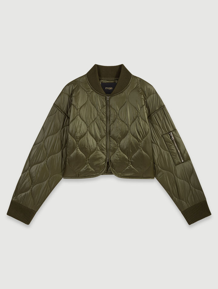 Kurze Steppjacke