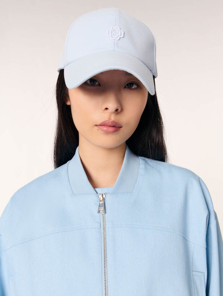 Kurzer Bomber-Blouson aus Denim