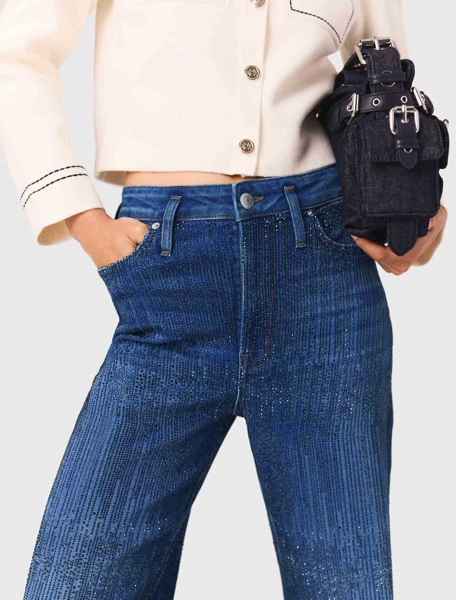 Jeans mit Strass