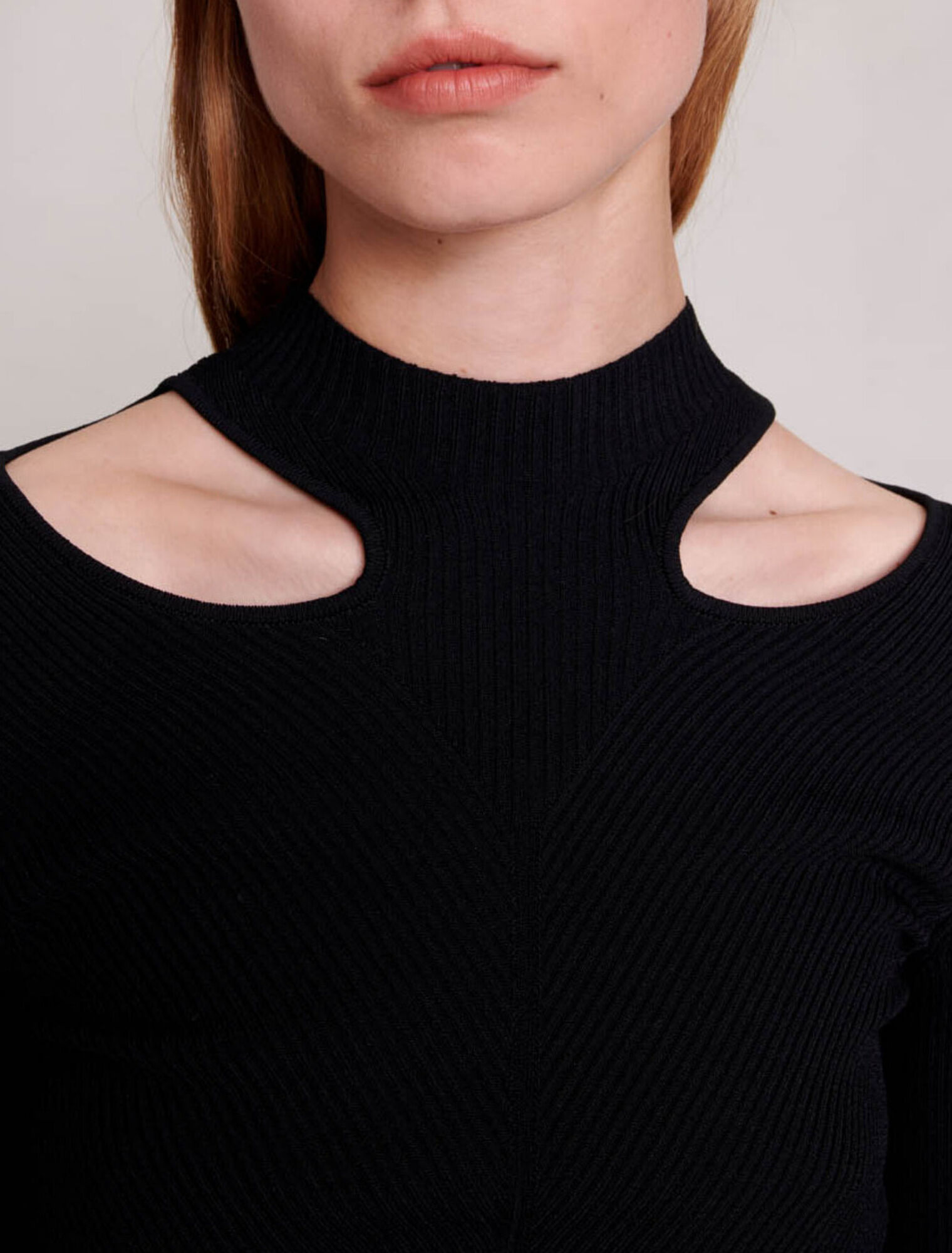 Cutaway-Strickpullover
