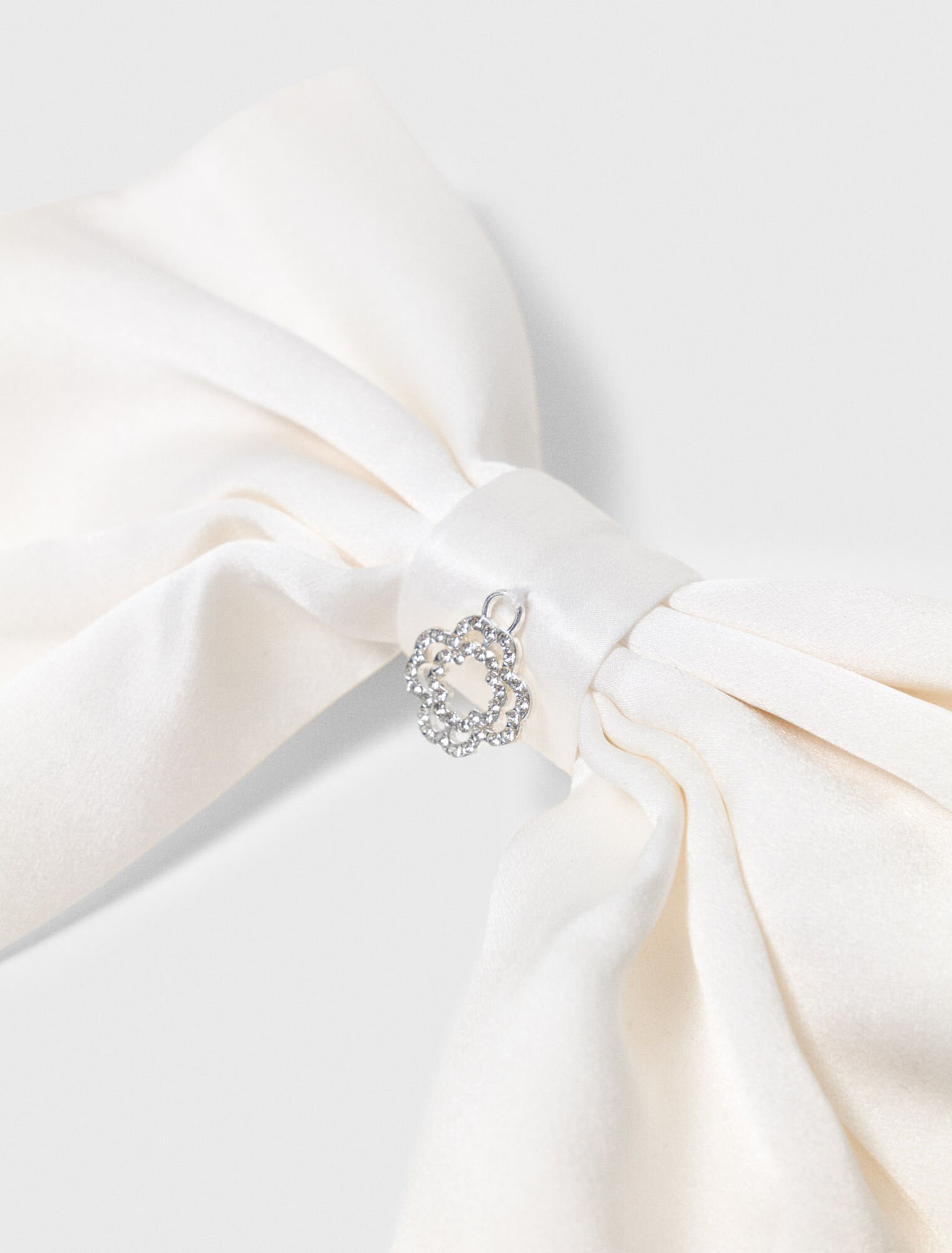 Haarspange Satinschleife