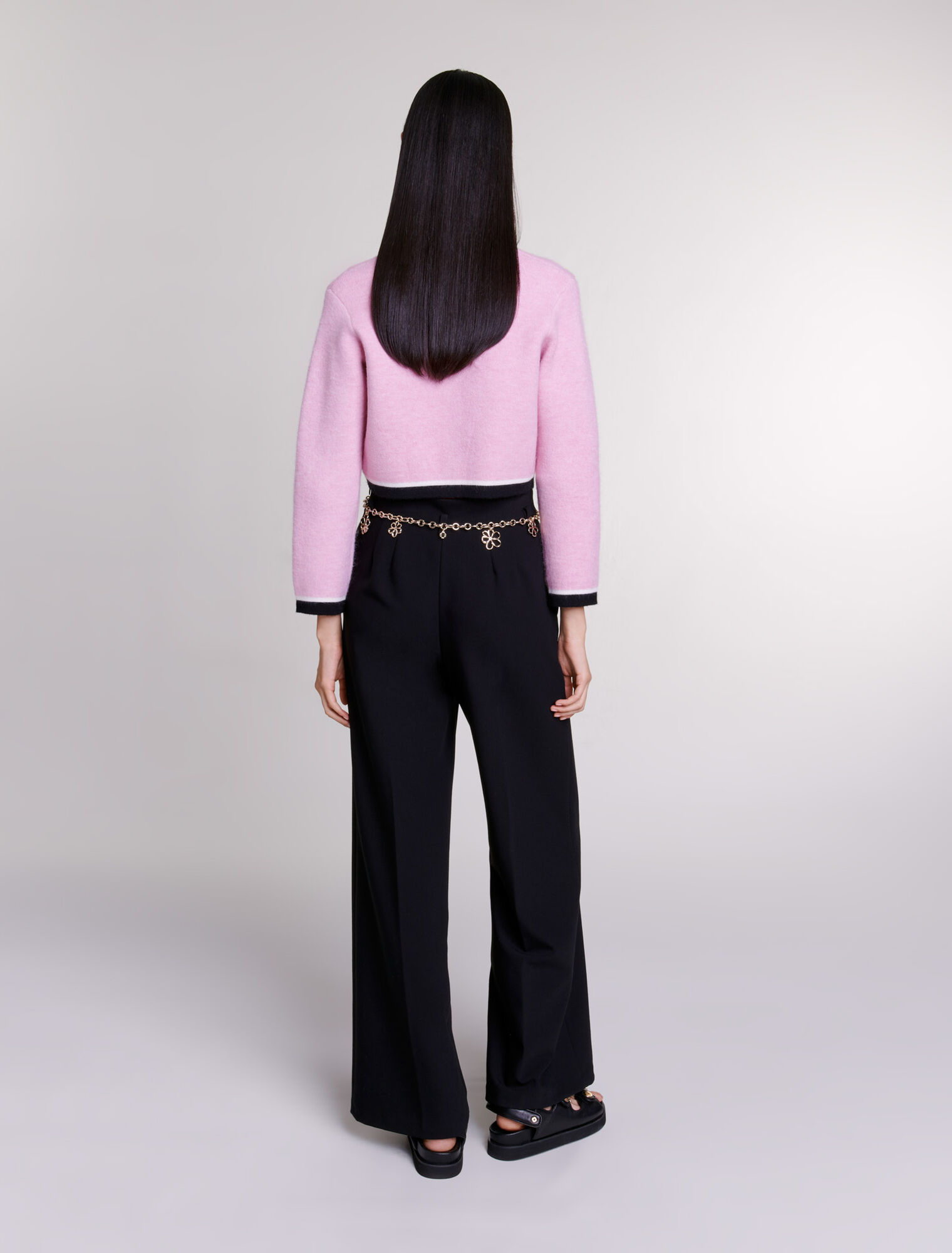 Kurzer Strick-Cardigan