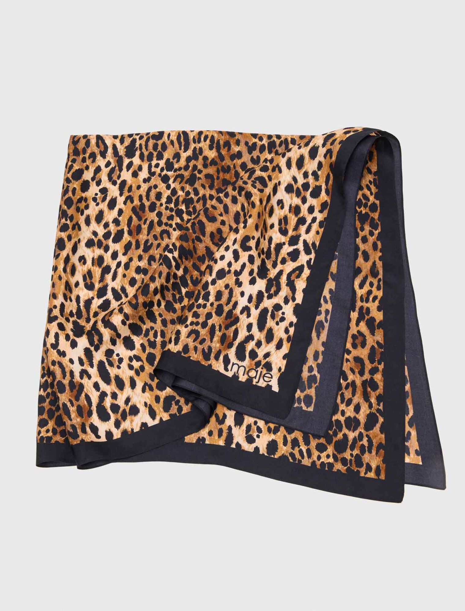 Viereck mit Leopardenmuster