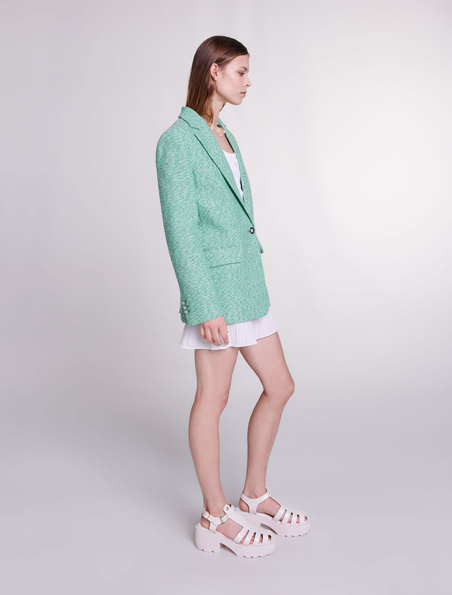 Tweed-Jacke