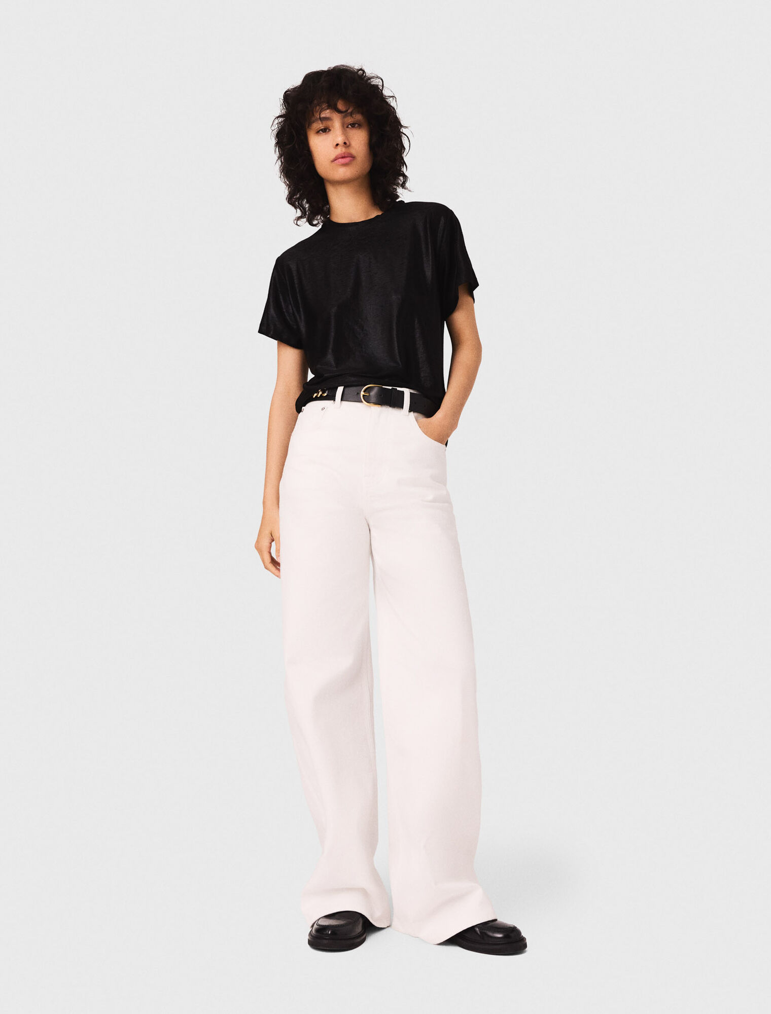 T-Shirt aus Lamé