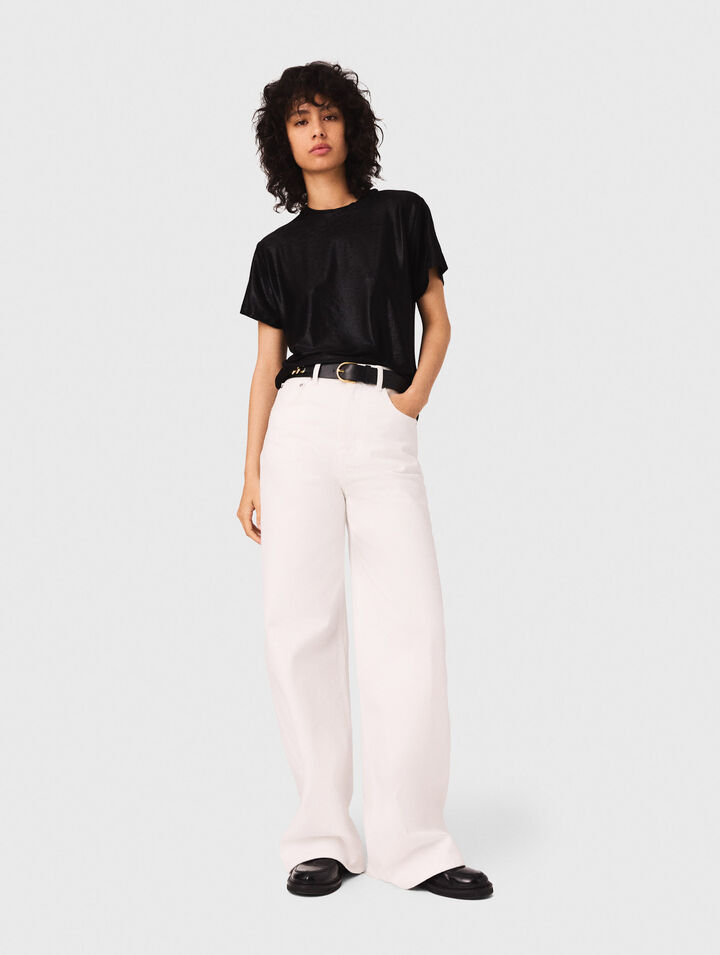 T-Shirt aus Lamé