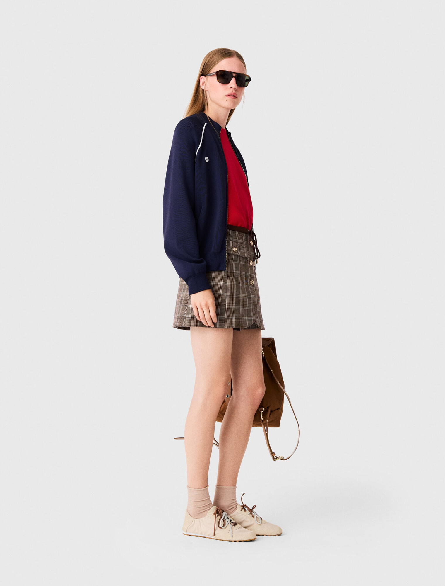 Cardigan mit Zipper
