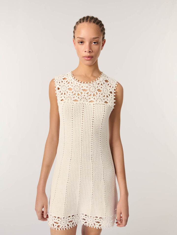 Kurzes Häkelkleid