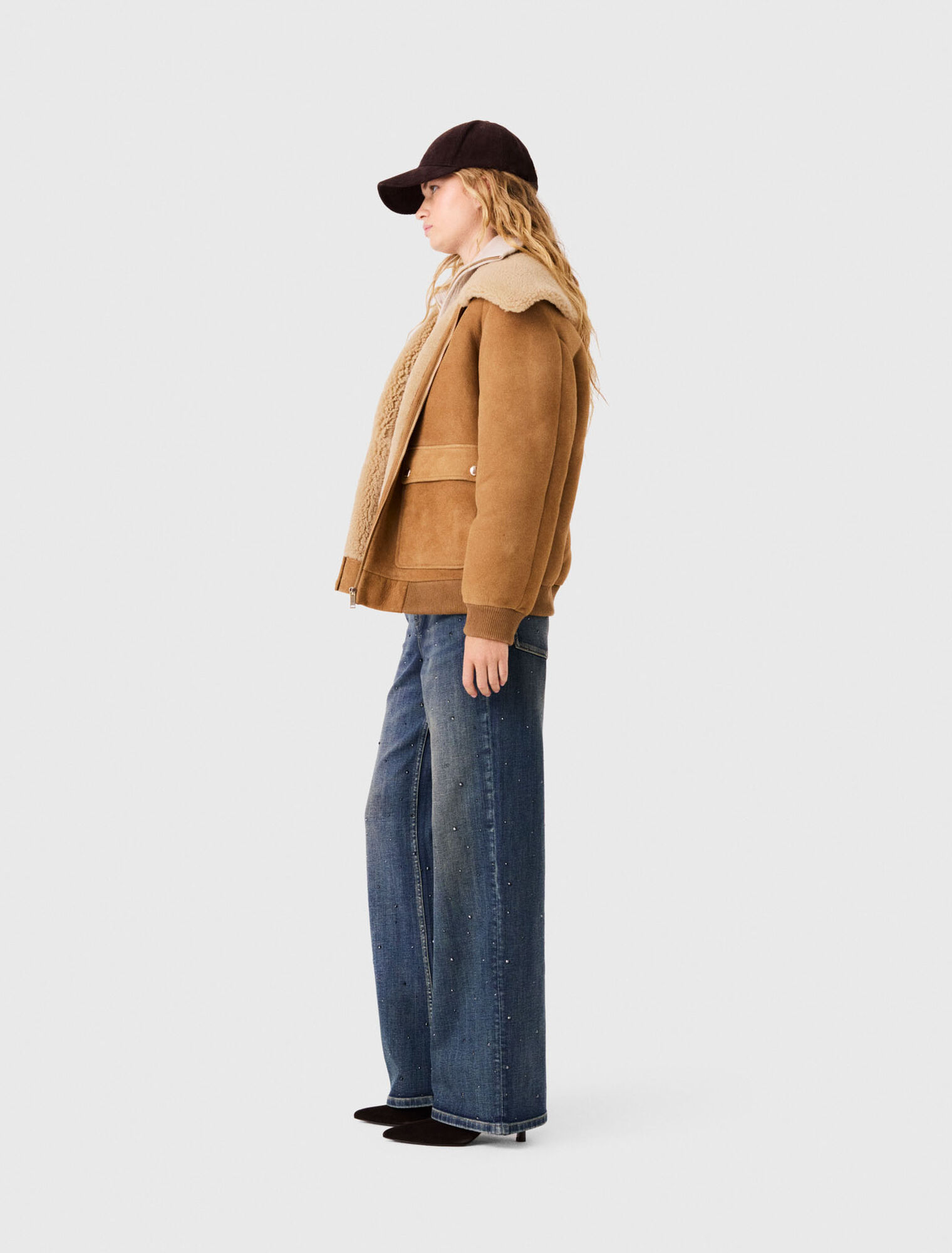 Lammfellblouson
