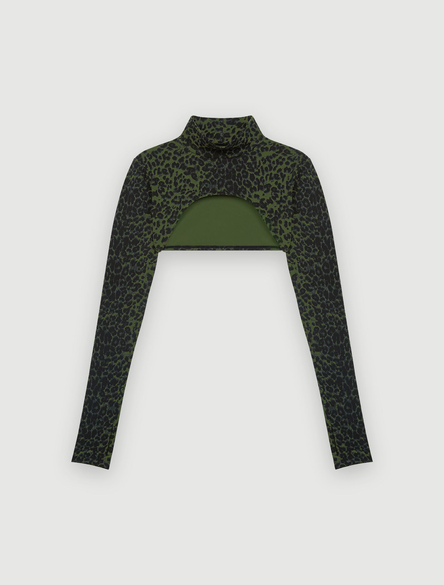 Bedrucktes Mini-Crop-Top