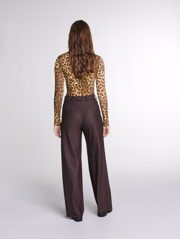 Pullover mit Leopardenprint