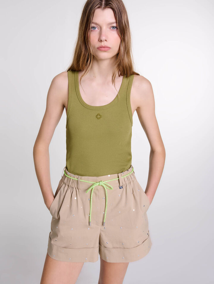 Geripptes Tanktop