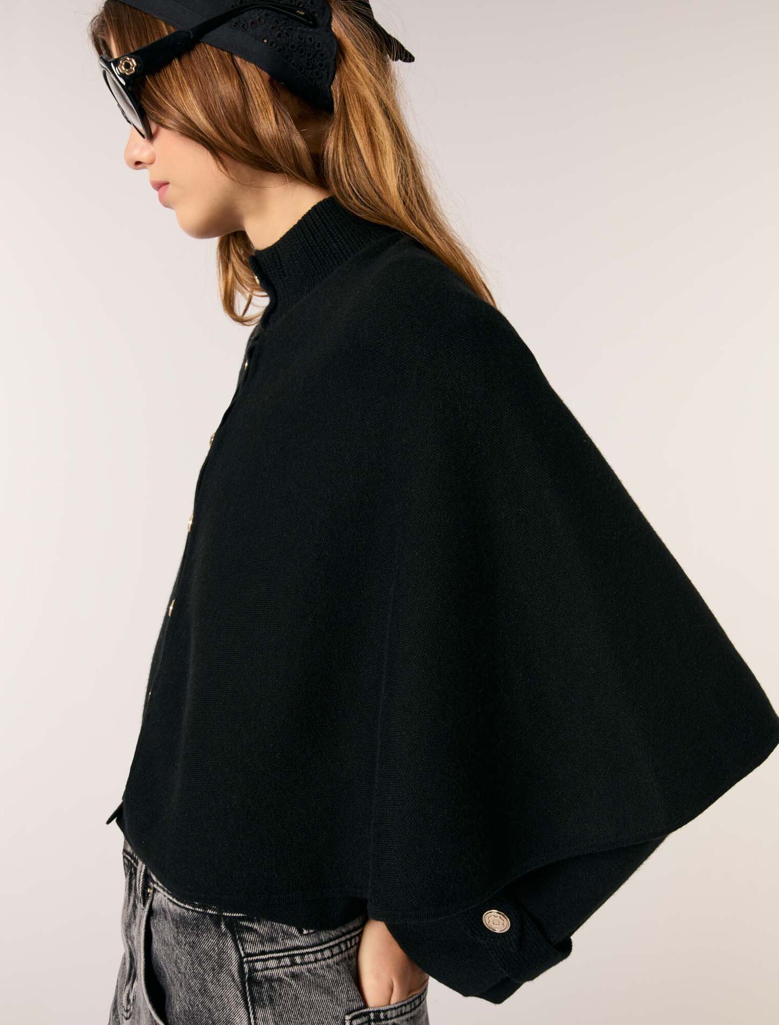 Cardigan im Cape-Look