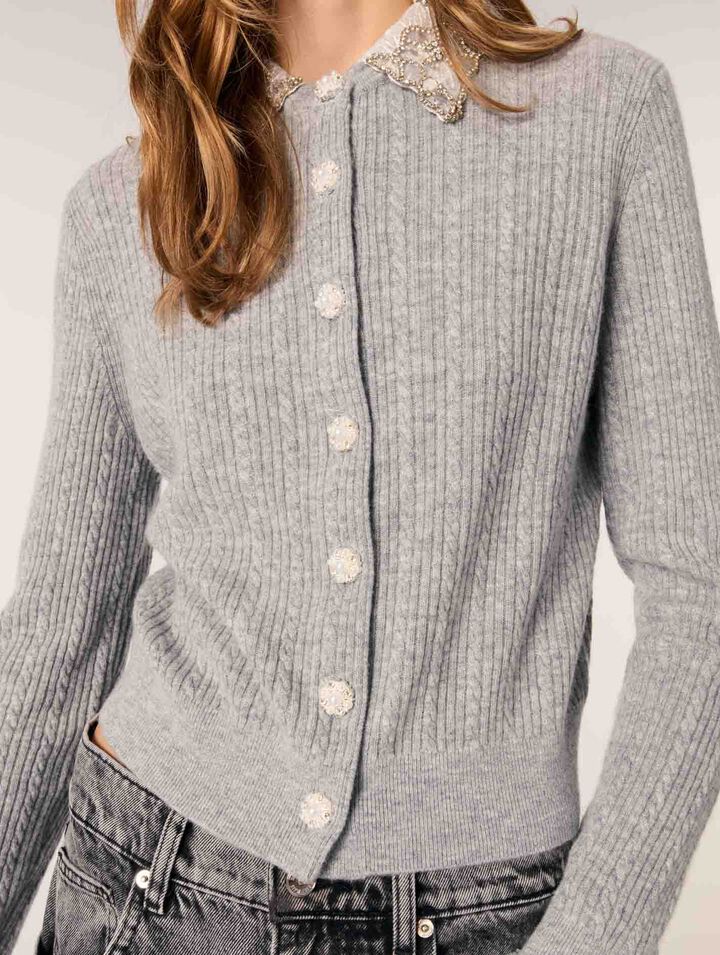 Cardigan mit abnehmbarem