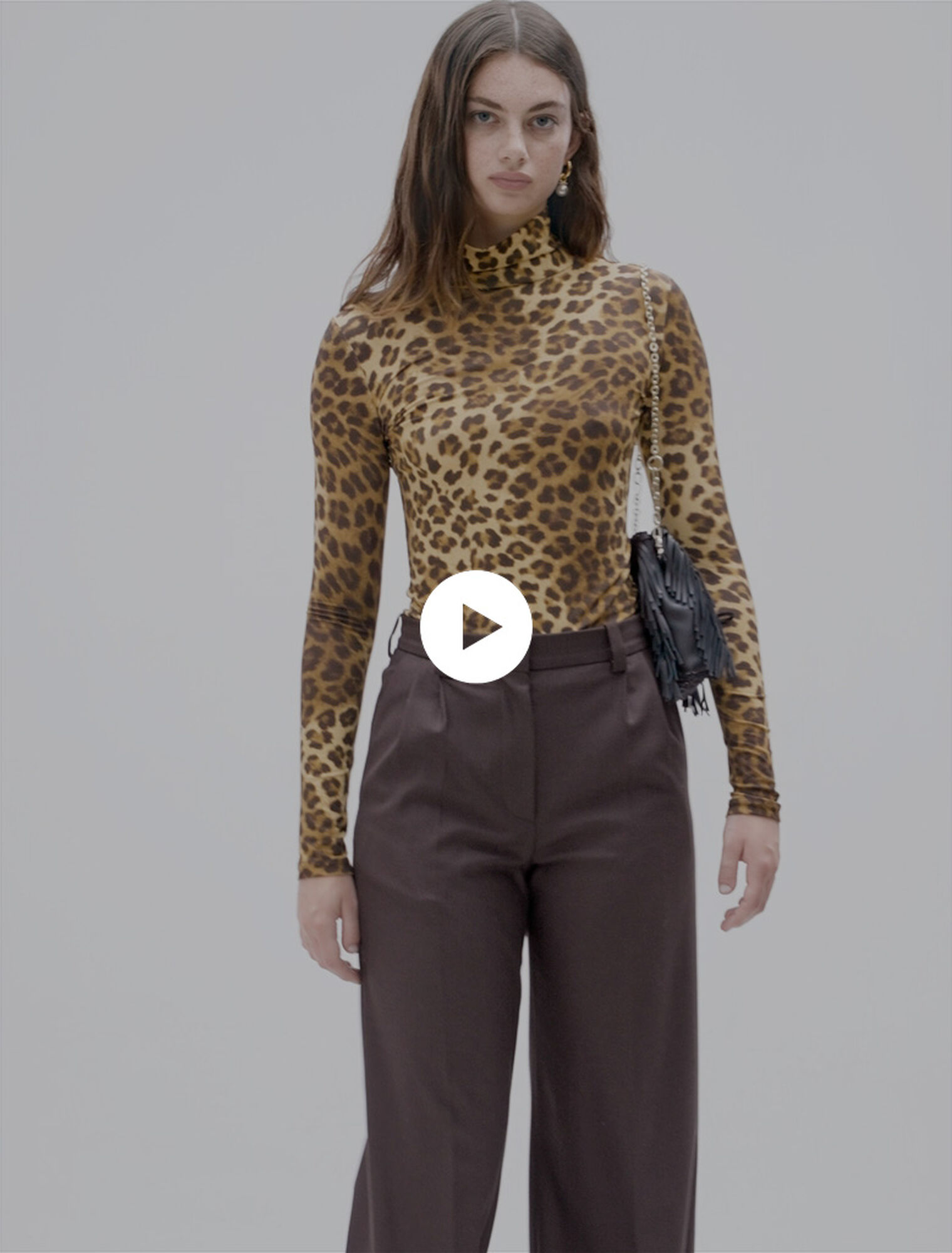 Pullover mit Leopardenprint