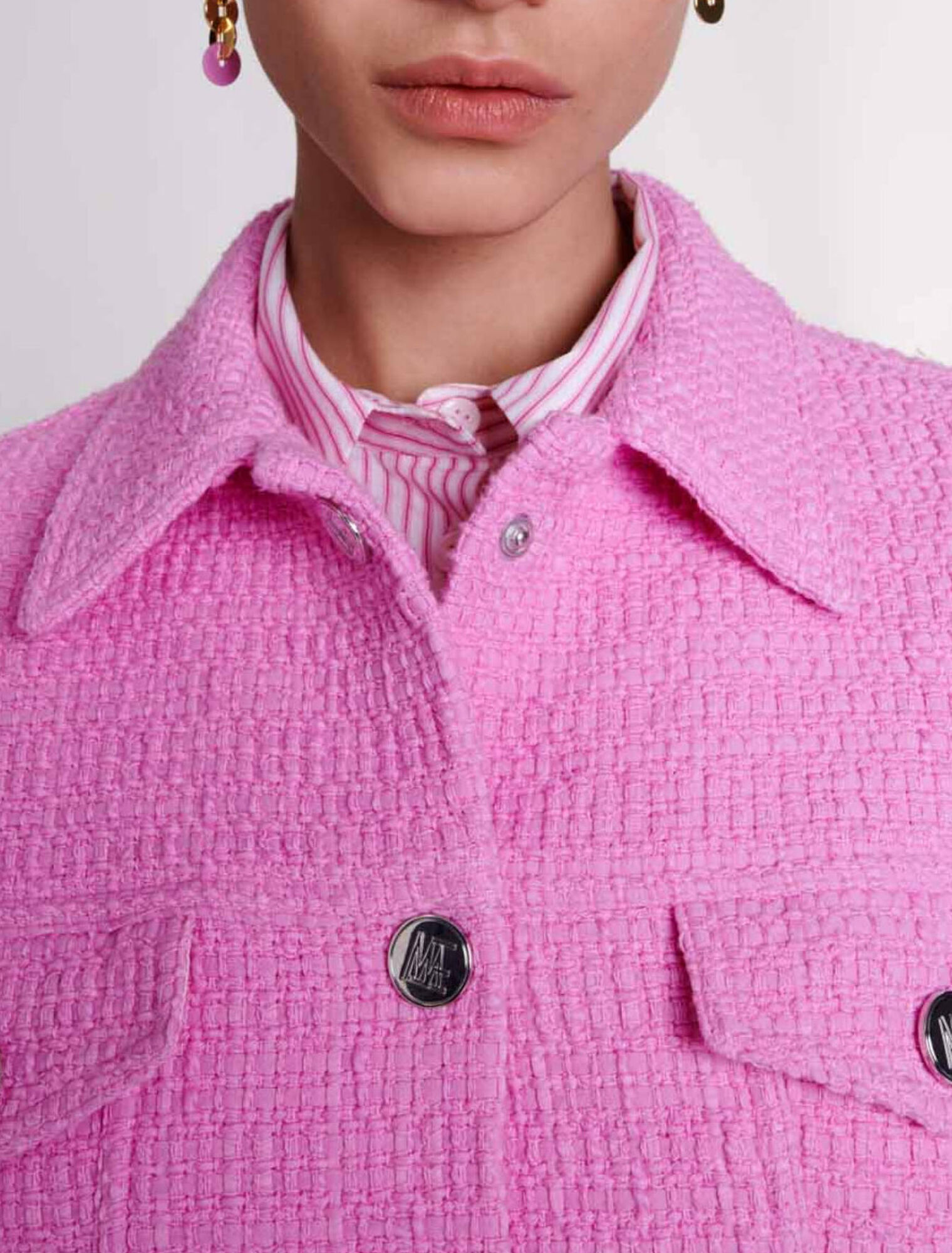 Taillierte Jacke aus Tweed