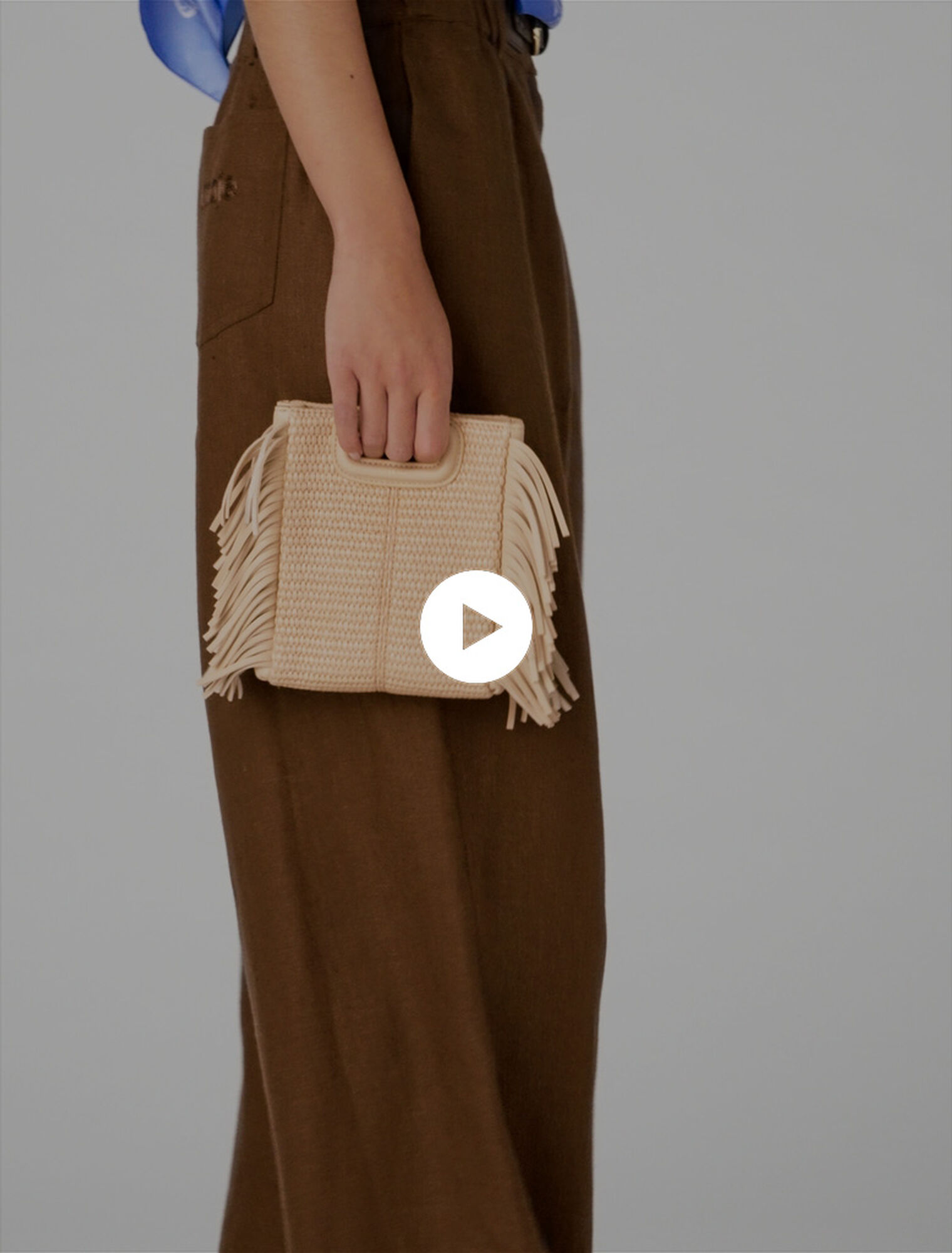 M Mini-Tasche mit Basteffekt