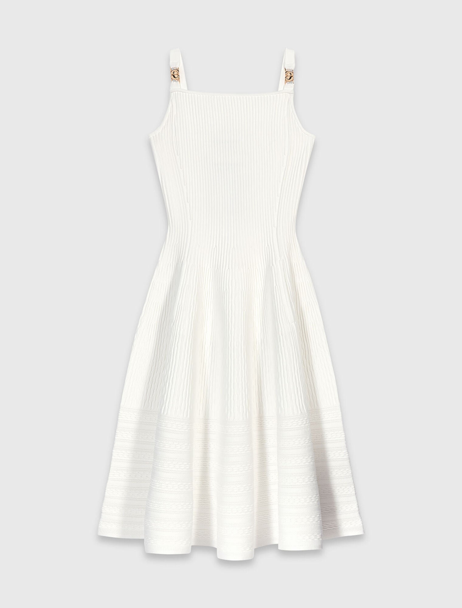 Langes Strickkleid