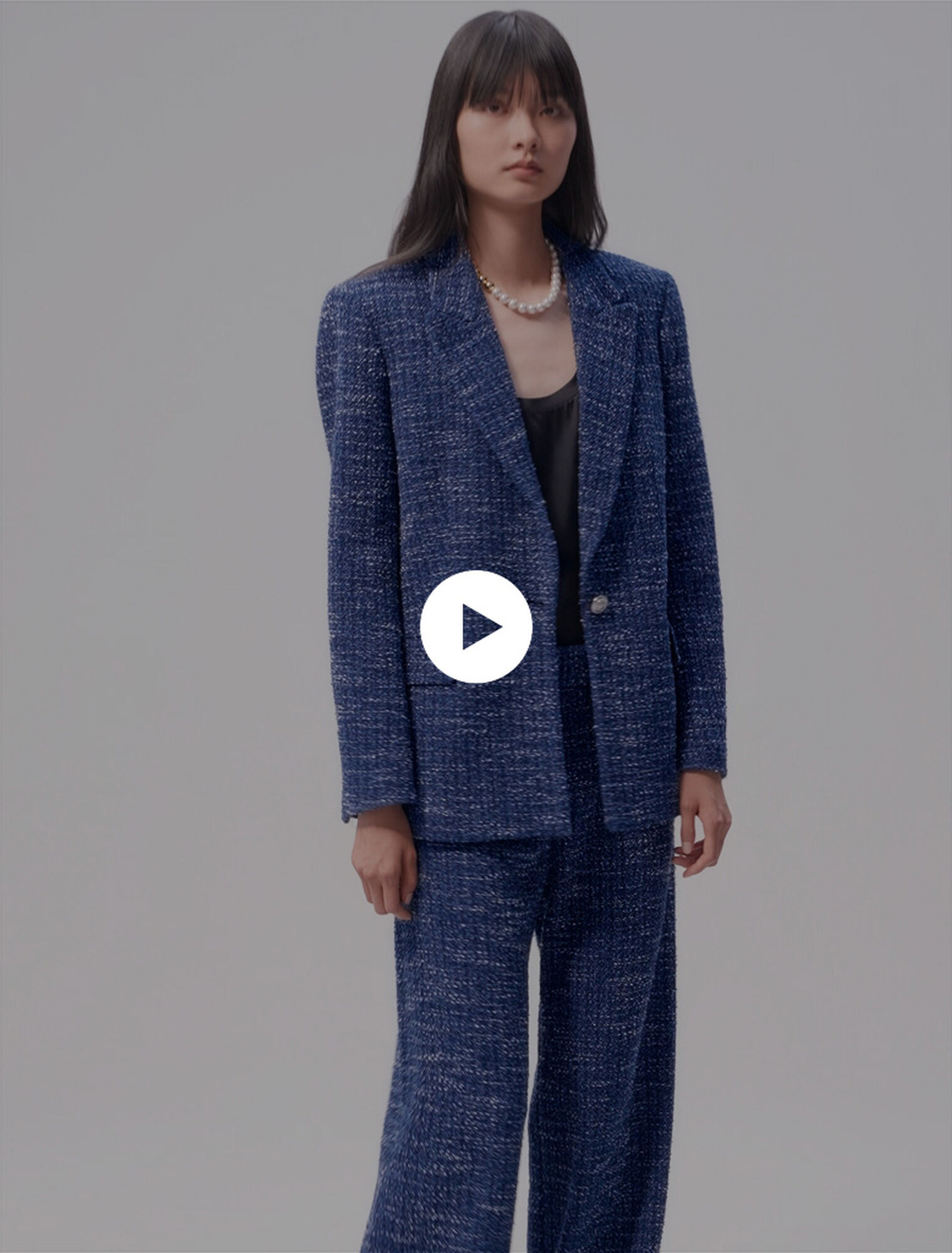 Tweed-Jacke