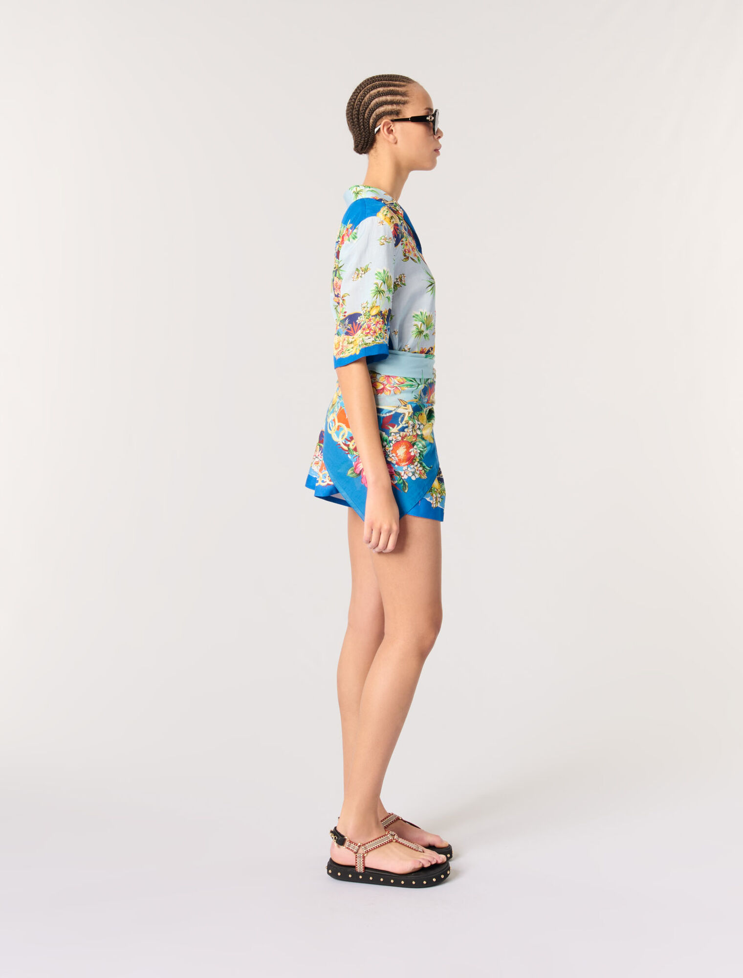Gemusterte Shorts