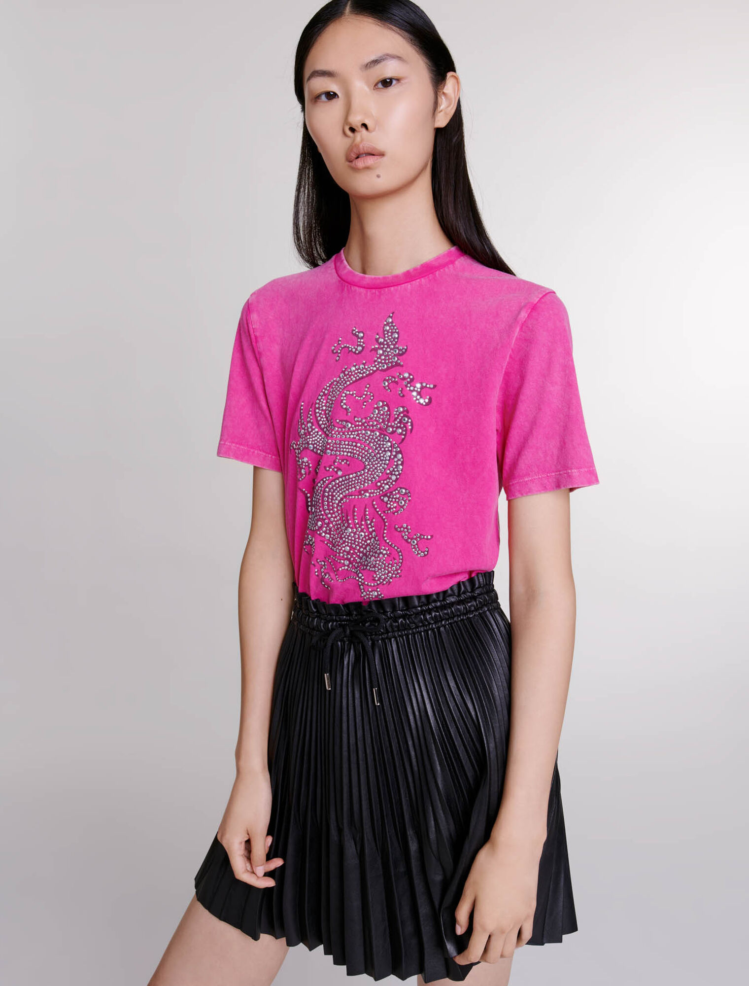 T-Shirt mit Strass