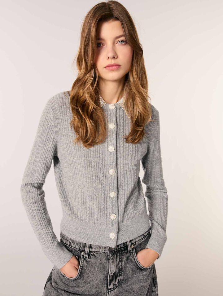 Cardigan mit abnehmbarem