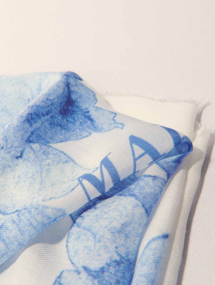 Schal 140x140 zum Thema „Aquarell“