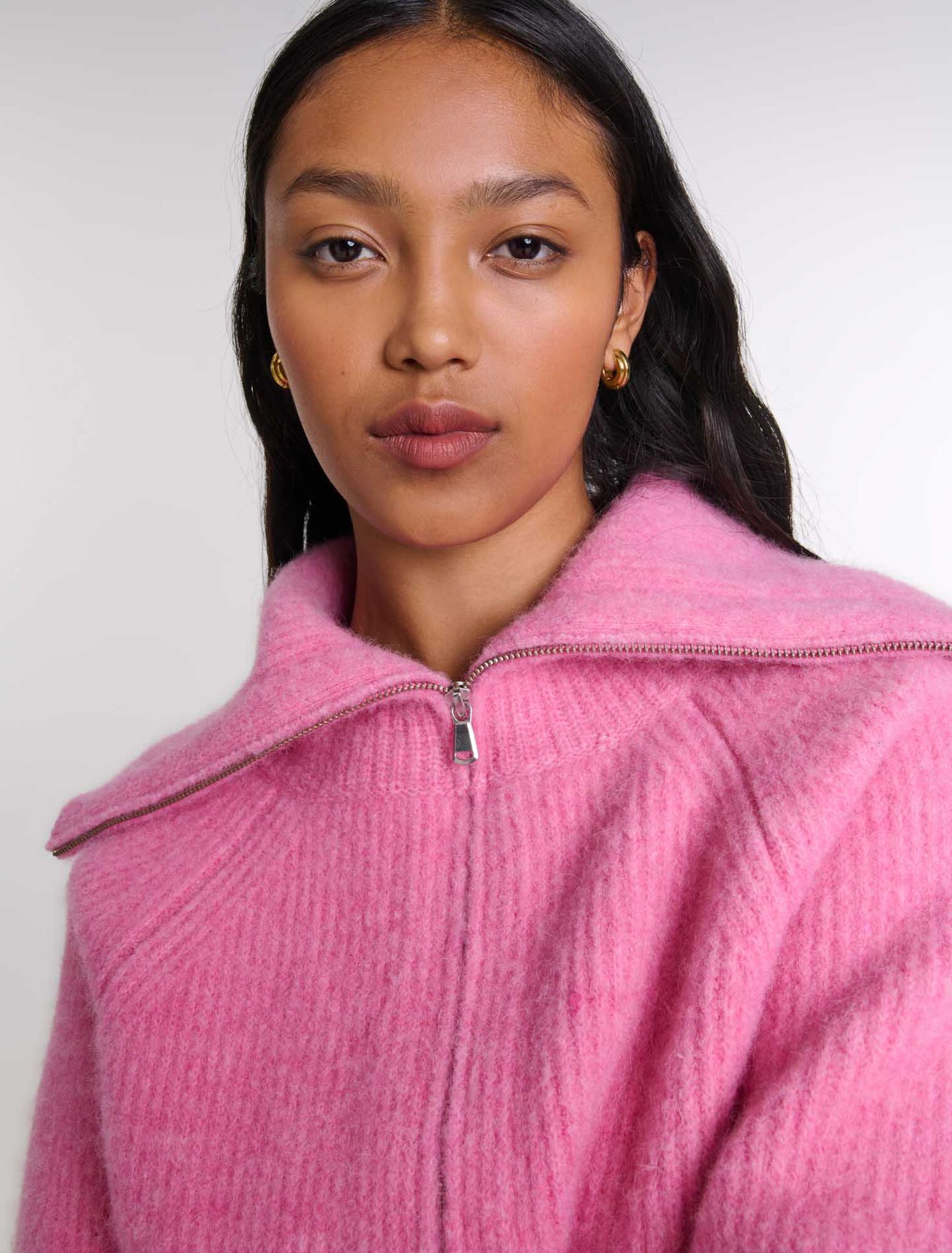 Cardigan aus Wollmischgewebe