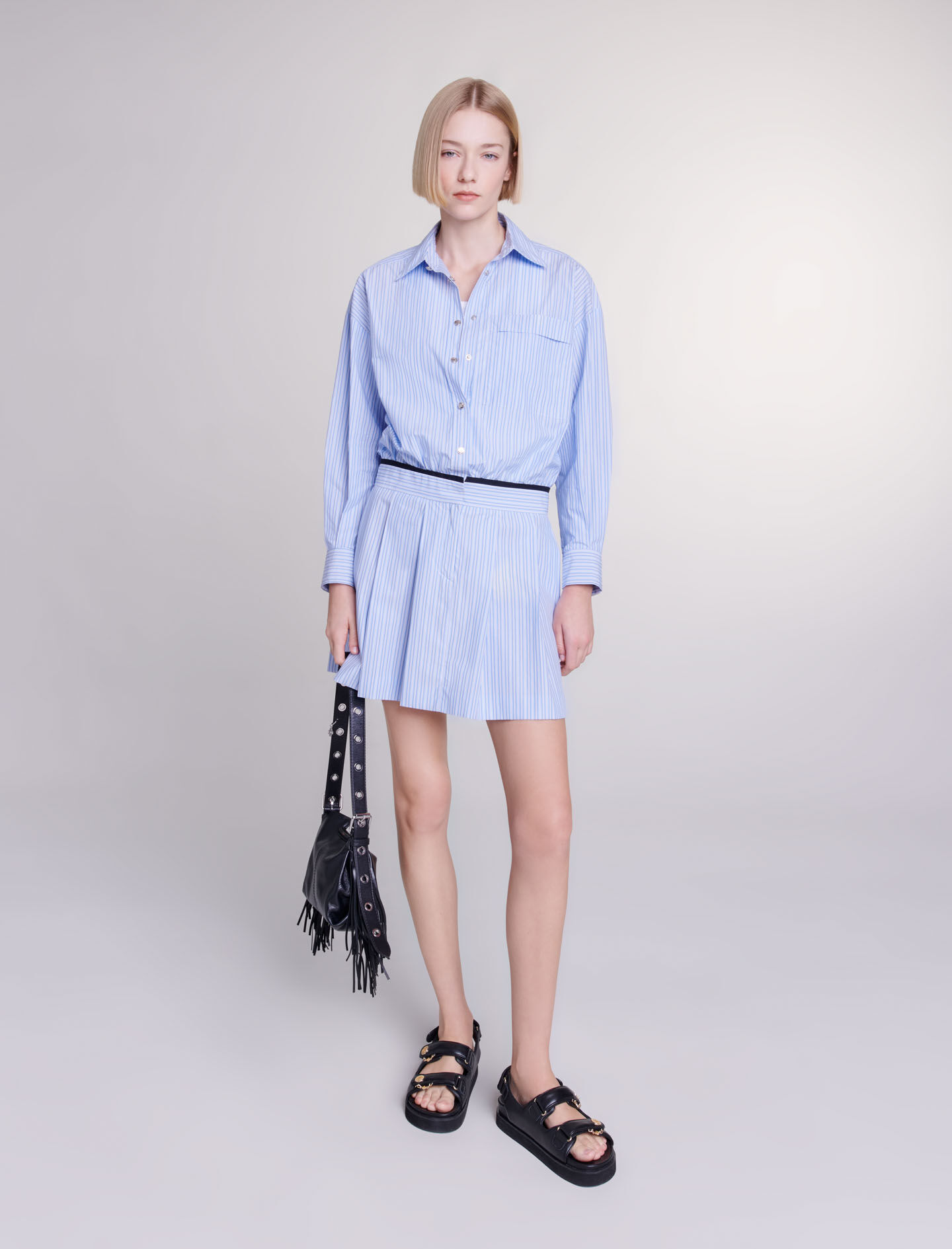 Maje hemdblusenkleid clearance